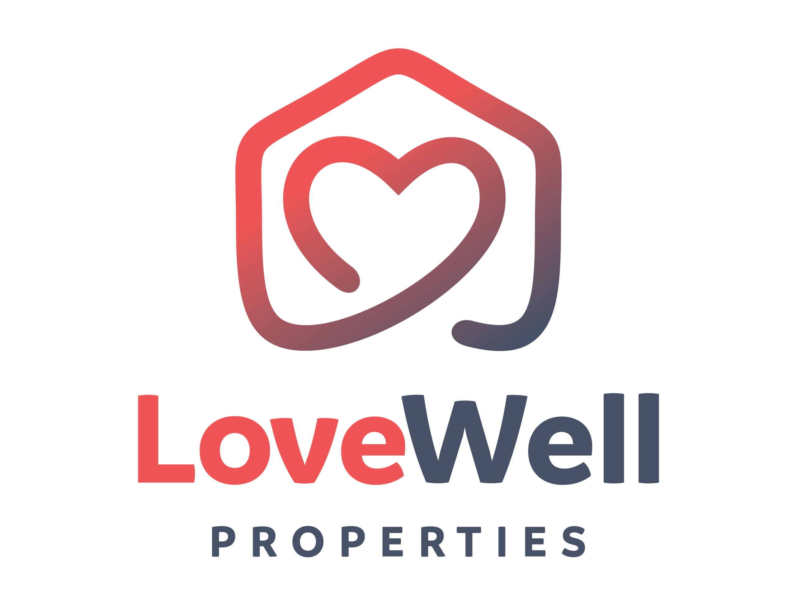 LoveWell Properties staged Logo